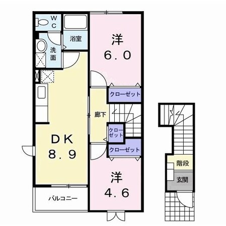 サンセールＯ・B（昭和町）の物件間取画像